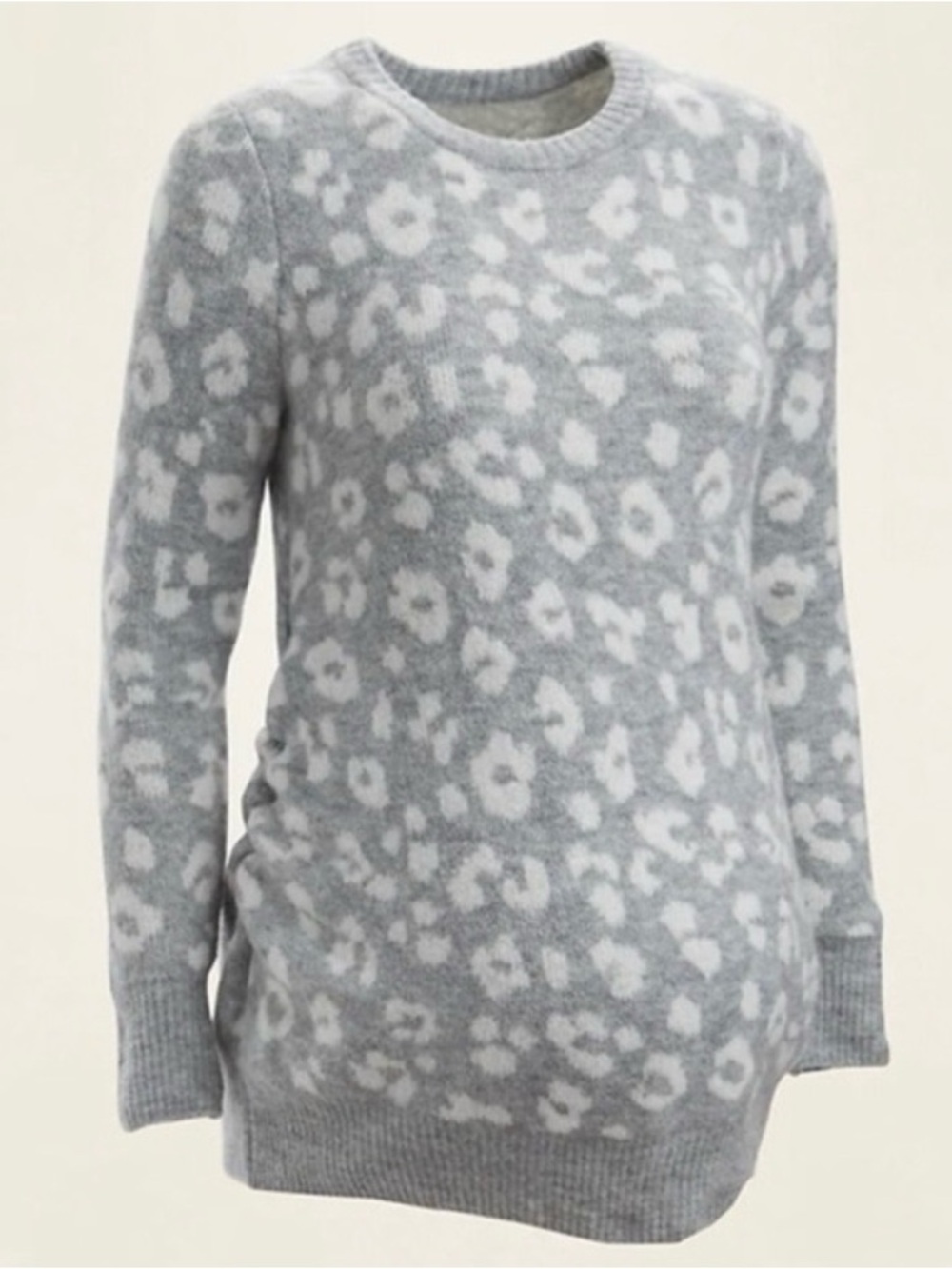 Old Navy Small Maternity Leopard Cheetah Animal Print Sweater